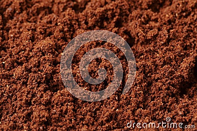 Grounded arabica coffee Stock Photo