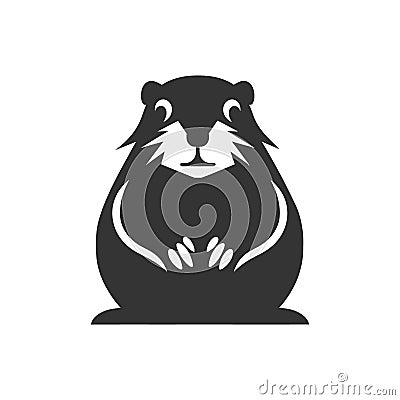 Groundhog icon Vector Illustration