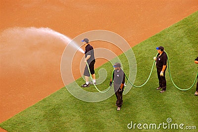 Grounds Crew Editorial Stock Photo