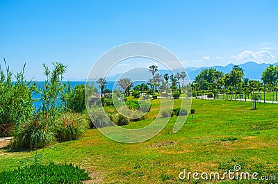 The Duden park in Antalya, Turkey Stock Photo