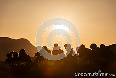 Group of Boy Scouts Editorial Stock Photo