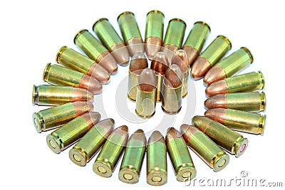 Group Bullets Stock Photo