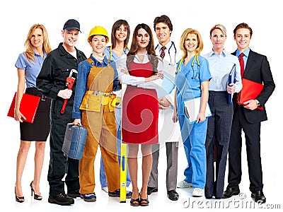 Group of business people. Stock Photo