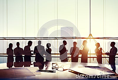 Group Business People Working Office Concept Stock Photo