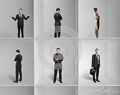 Group businesspeople Stock Photo