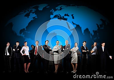 Group of businesspeople Stock Photo