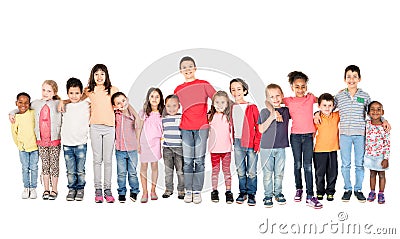 Group of children Stock Photo