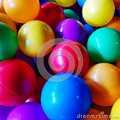 Group of colorful balls for kid Stock Photo