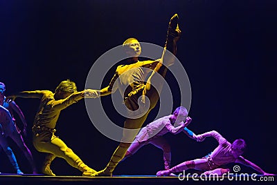 Group dance show Editorial Stock Photo