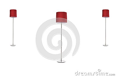 A group of decorative bedroom lamps Stock Photo