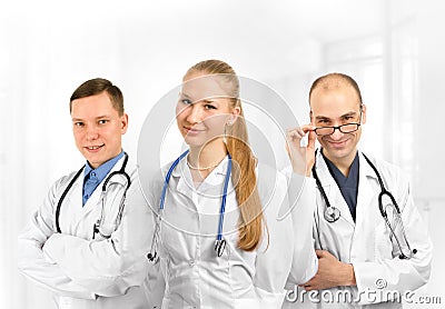 Group of doctors Stock Photo