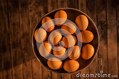 A group of eggs Stock Photo