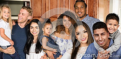 Group Of Families Stock Photo