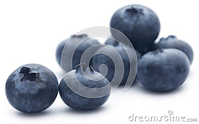 Group of fresh blueberries Stock Photo