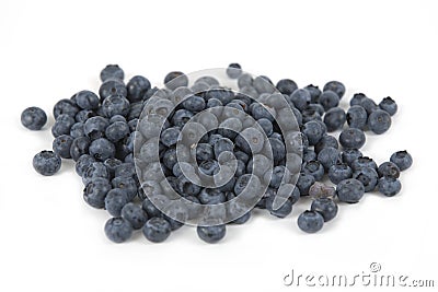 Group of fresh blueberries Stock Photo