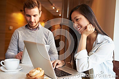 Group Of Friends Having Fun Together Outdoors Stock Photo