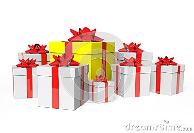 Group gifts Stock Photo