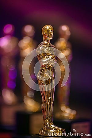 Group of Golden Awards Editorial Stock Photo