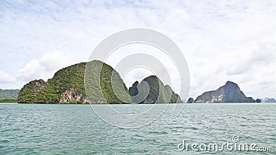 Group of islands in Andaman sea Stock Photo