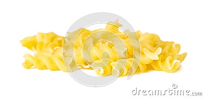 Group of macaroni pasta on white background Stock Photo