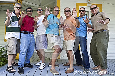 Group of men Stock Photo