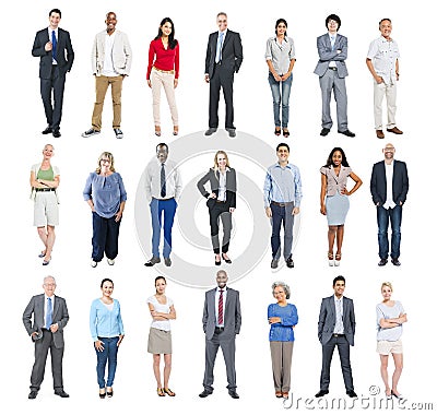 Group of Multiethnic Diverse Business People Stock Photo