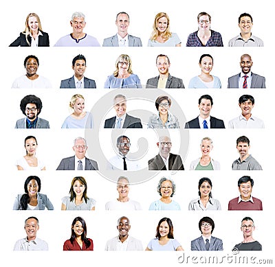 Group of Multiethnic Diverse Business People Stock Photo