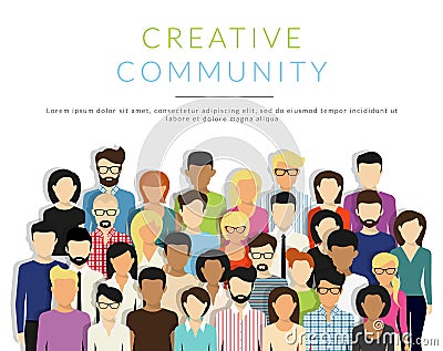 Group of people Vector Illustration