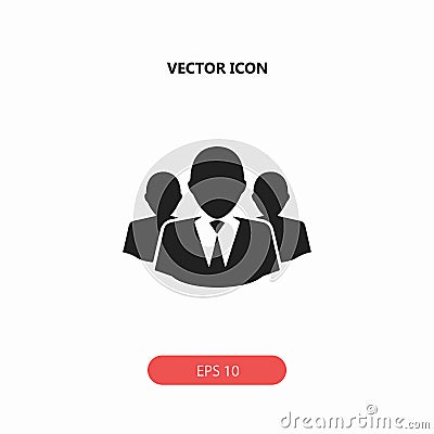 Group of people icon Stock Photo
