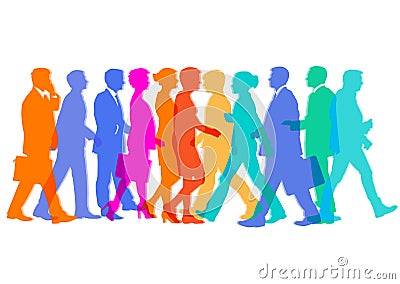 Group of people Vector Illustration