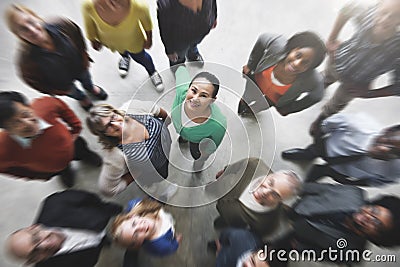 Group of People Team Diversity Smiling Concept Stock Photo