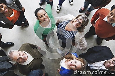 Group of People Team Diversity Smiling Concept Stock Photo