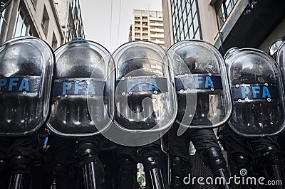 Police Editorial Stock Photo