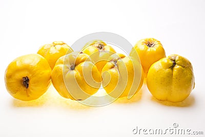 Group of quinces pear Stock Photo