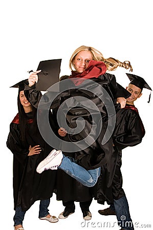 Group of students Stock Photo