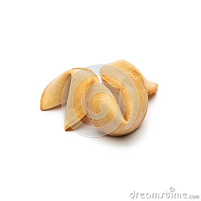 Three fortune cookies Stock Photo