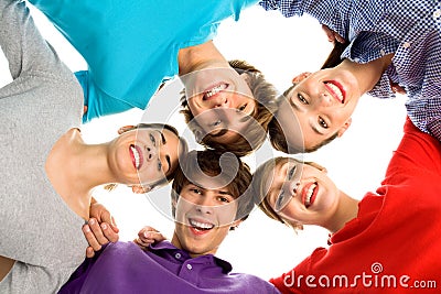 Group of young people Stock Photo