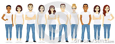 Group of people Vector Illustration