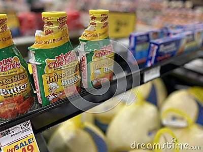 Food Lion grocery store Tony Chacheres injectables Editorial Stock Photo