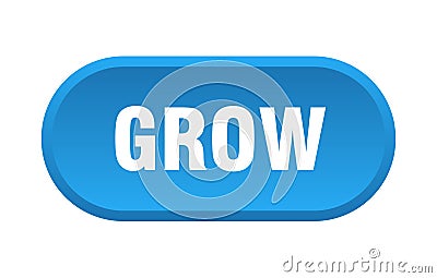 grow button Vector Illustration