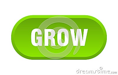 grow button Vector Illustration