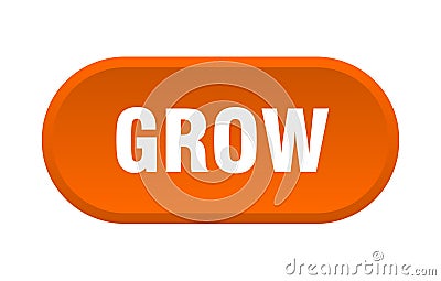 grow button Vector Illustration