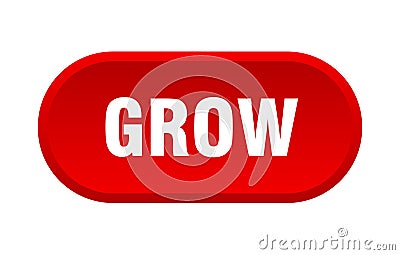 grow button Vector Illustration