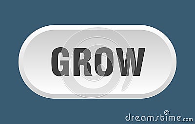 grow button Vector Illustration