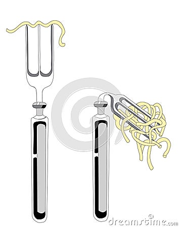 We grow thin correctly Cartoon Illustration