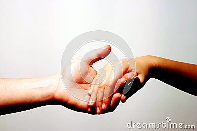 Grow up together Stock Photo