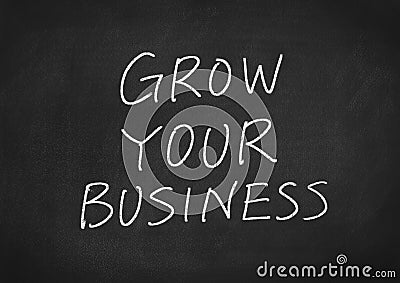 Grow your business Stock Photo