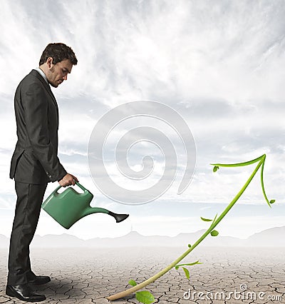 Growing company Stock Photo