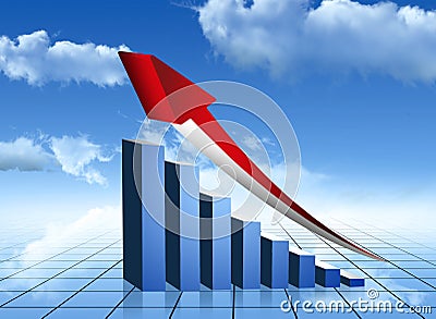 Growing economy Stock Photo