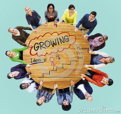 Growing Growth Mission Success Opportunity Concept Stock Photo